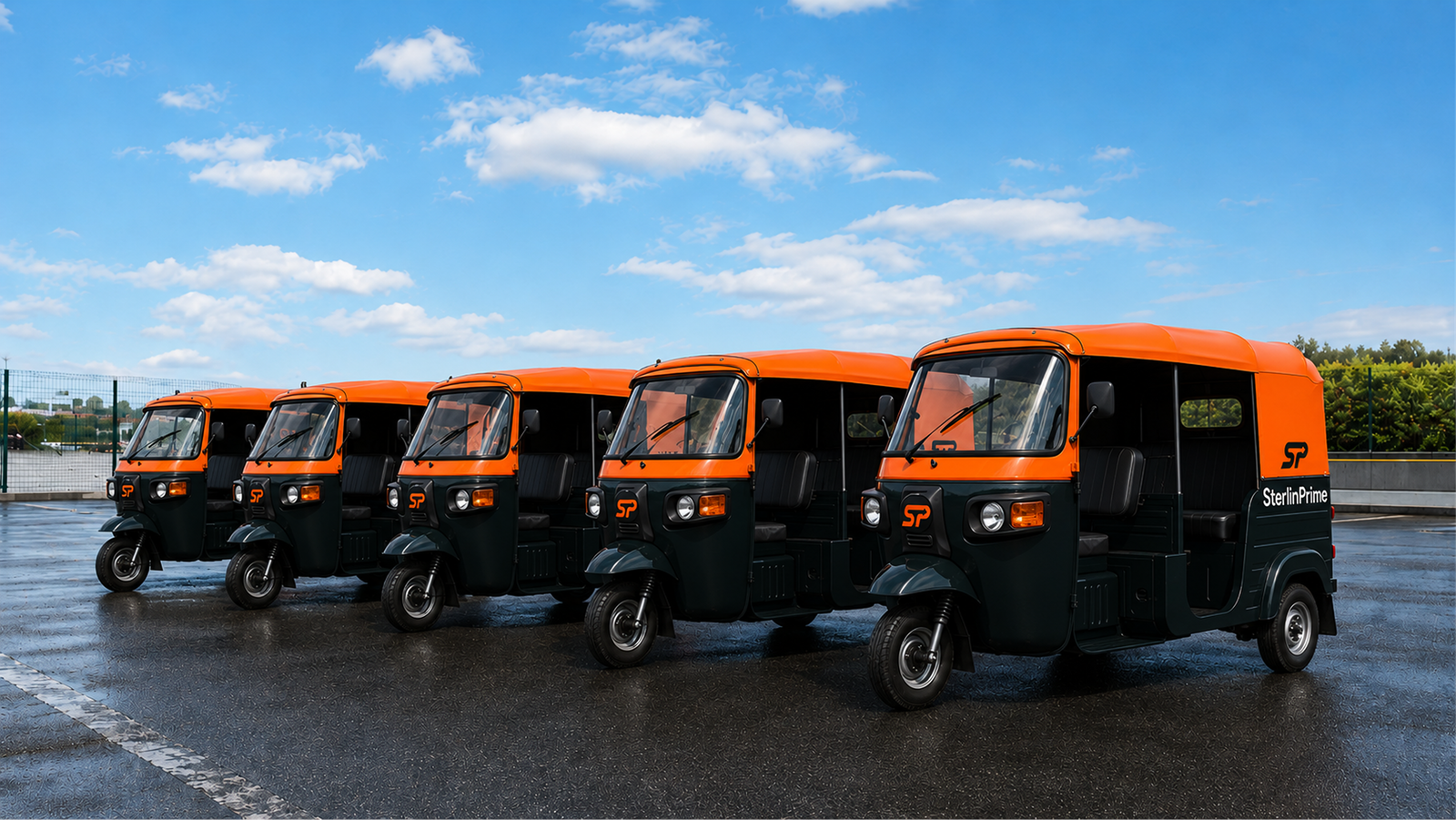 Commercial tricycle fleet